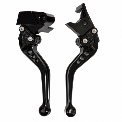 Short Black Clutch & Brake Levers For Kawasaki Z900 2025-2026