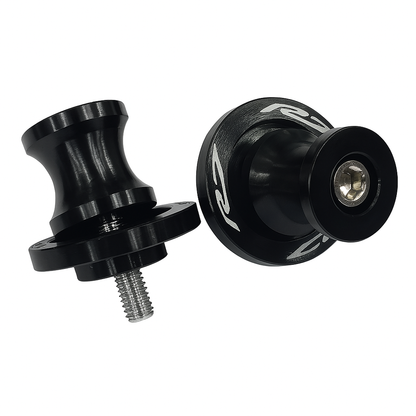 Black Rear Swingarm Spool Paddock Stand Bobbin - Yamaha YZF-R7 2022-2025