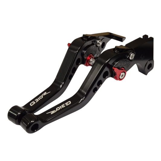 BMW G310R G 310 R 2017-2026 BLACK SHORT ADJUSTABLE BRAKE & CLUTCH LEVER SET