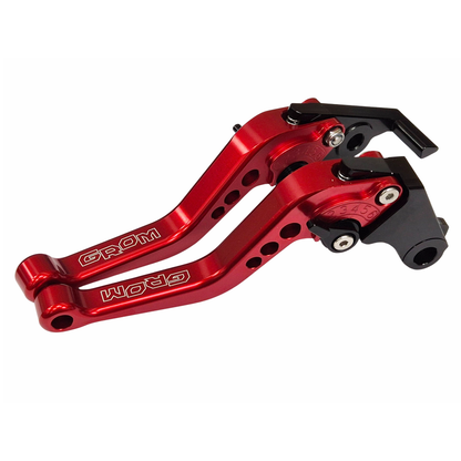 Short Red Clutch & Brake Levers - Honda GROM / MSX125 2013-2026