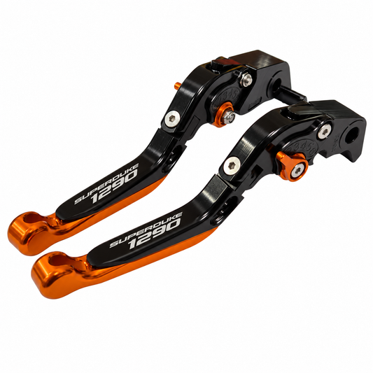 KTM 1290 Superduke GT 2014-2025 | Adjustable Clutch Brake Lever Set Black Orange