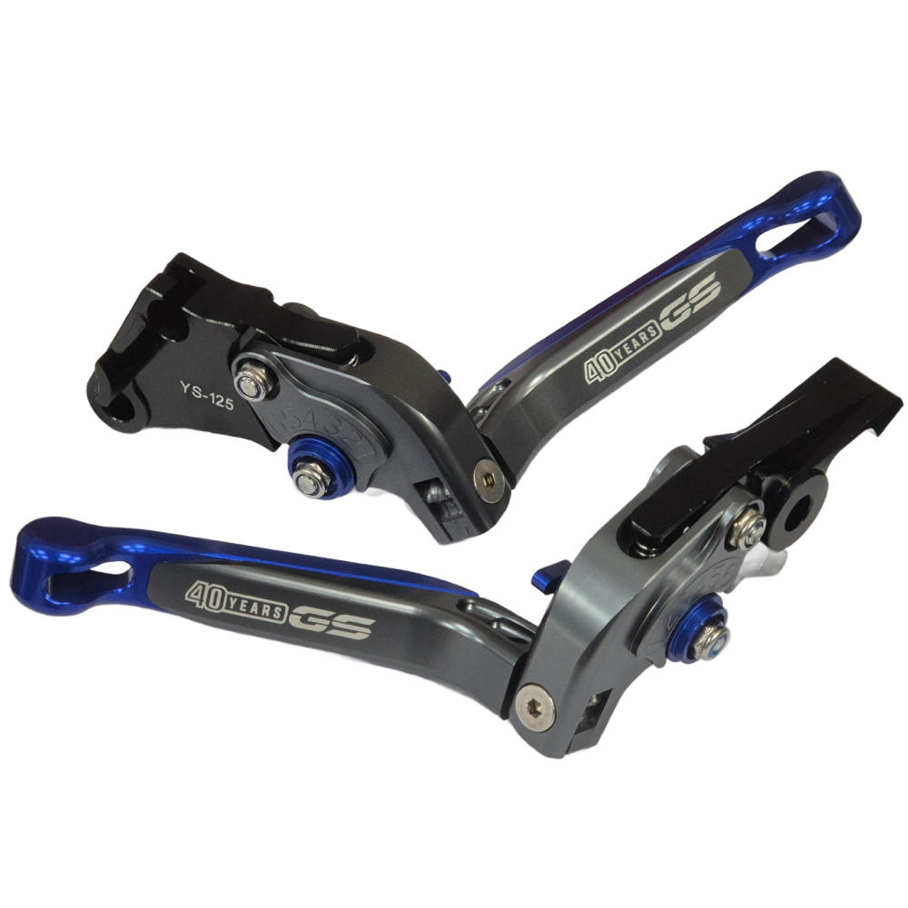 Blue Extendable Clutch Brake Lever Set - BMW F850GS F750GS 40 Years 2018-2025
