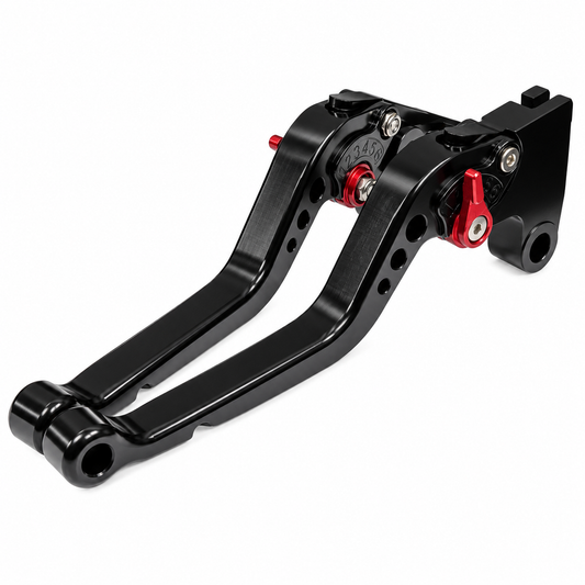 Triumph Bonneville T120 / T100 2016-2026 Long Black Clutch & Brake Levers