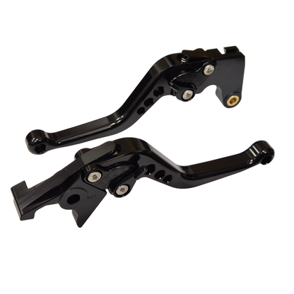 Short Black Clutch & Brake Levers For Yamaha YZF-R6 1999-2004