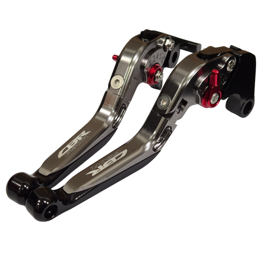 Honda CBR 650 R 2018-2026 | Adjustable Clutch Brake Lever Set Titanium / Black