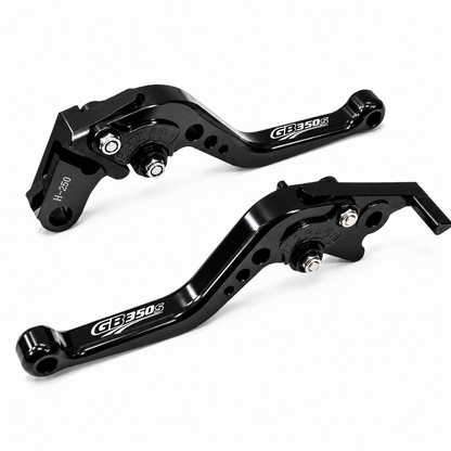 Shorty Short Black Clutch & Brake Levers Honda GB350S 2024-2026