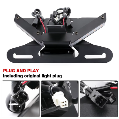 Motorcycle Tail Tidy Mount License Plate LED Ducati Streetfighter V4 / V4S / V2