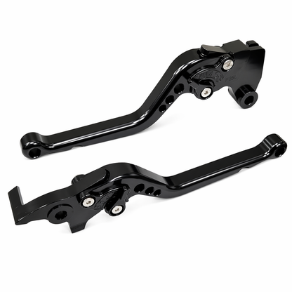 Black Long Adjustable Brake & Clutch Lever - Royal Enfield Scram 411 2022-2026