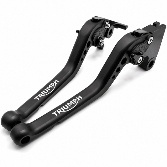 Long Black Clutch & Brake Levers - Triumph Tiger Sport 800 2025-2026