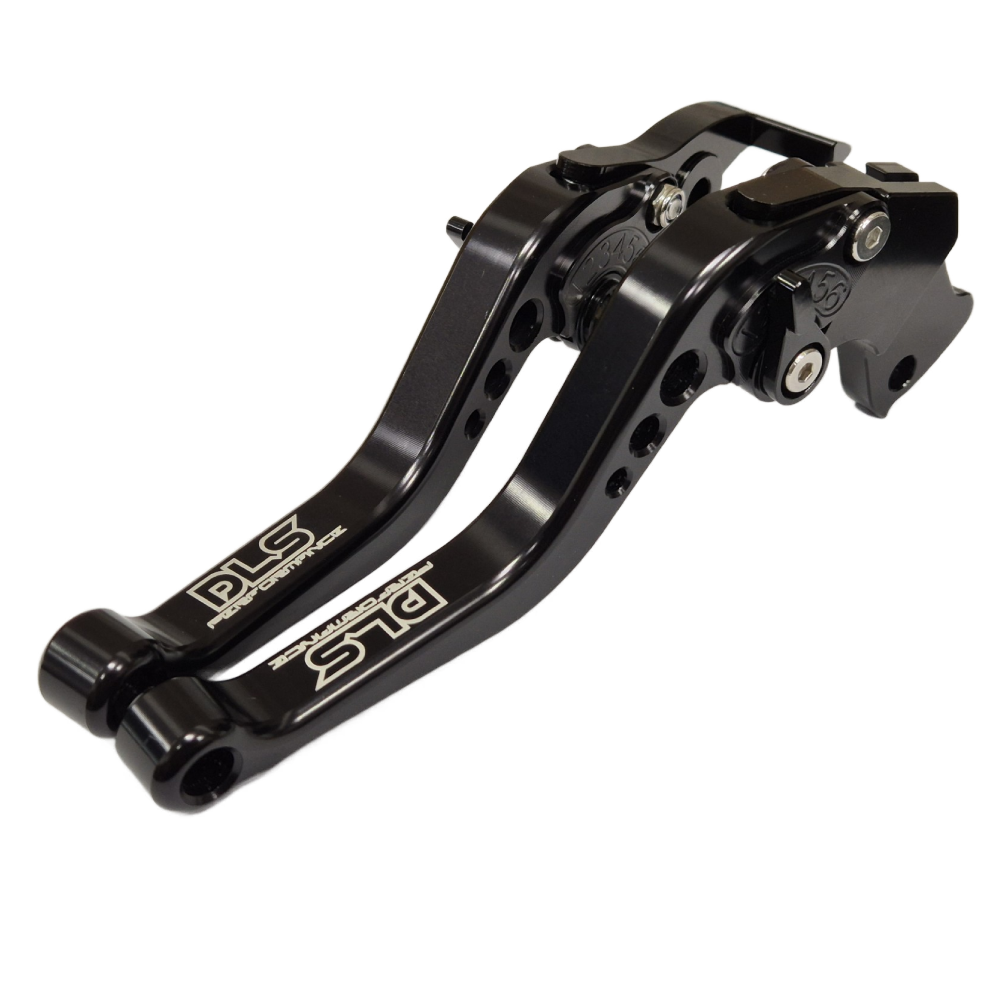 DLS Performance Short Black Clutch & Brake Levers For KTM RC 125 2014-2023