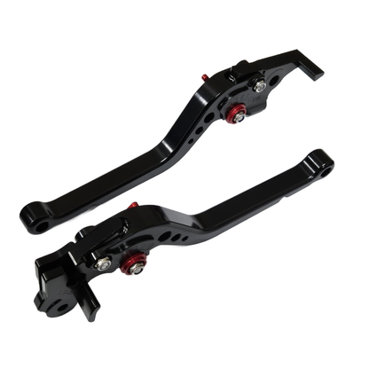 Long Black Clutch & Brake Levers For Benelli TRK 502 / 502X 2018-2024