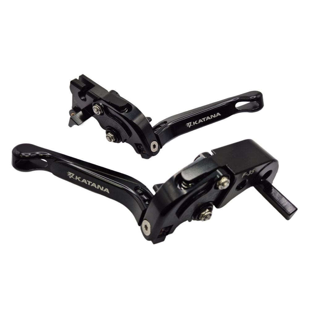 Suzuki GSX-S1000 Katana 2019-2023 - Adjustable Clutch Brake Levers Black/Black