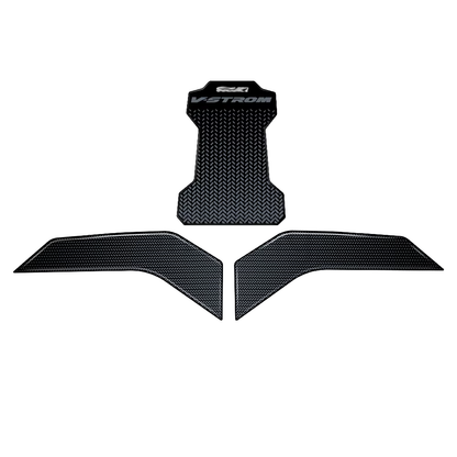 3 Piece Traction Tank Pads Grips Protectors - Suzuki DL V-Strom 800DE 2023-2025