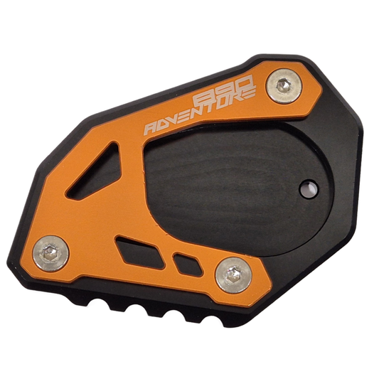 Orange/Black Side Stand Kickstand Shoe Extender  KTM 890 Adventure / R 2020-2025