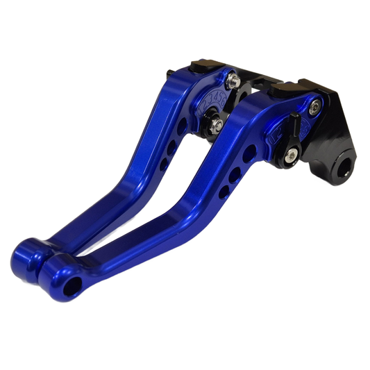 BLUE SHORT BRAKE & CLUTCH LEVERS - Honda CBR500R CB500F CB500X 2022-