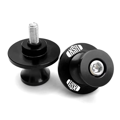 Black Swingarm Spools for Yamaha XSR 125 2021-2026