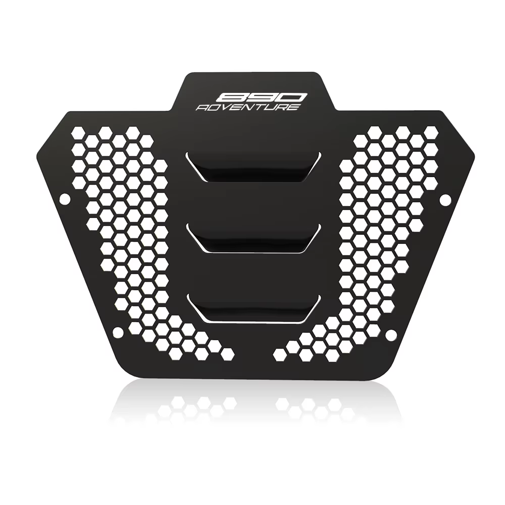 KTM 890 Adventure 2020-2026 Engraved Engine Guard Bash Plate Cover Mud - Black