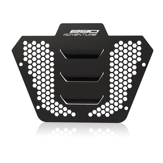 KTM 890 Adventure 2020-2026 Engraved Engine Guard Bash Plate Cover Mud - Black