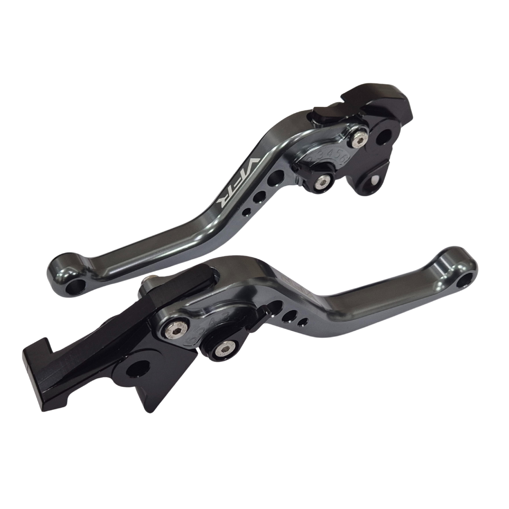 Honda VFR 800 2002-2020 / VFR750 1991-1997 Short Clutch Brake Lever Set Titanium