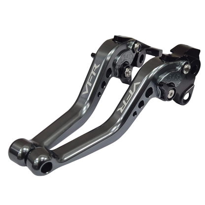 Honda VFR 800 2002-2020 / VFR750 1991-1997 Short Clutch Brake Lever Set Titanium
