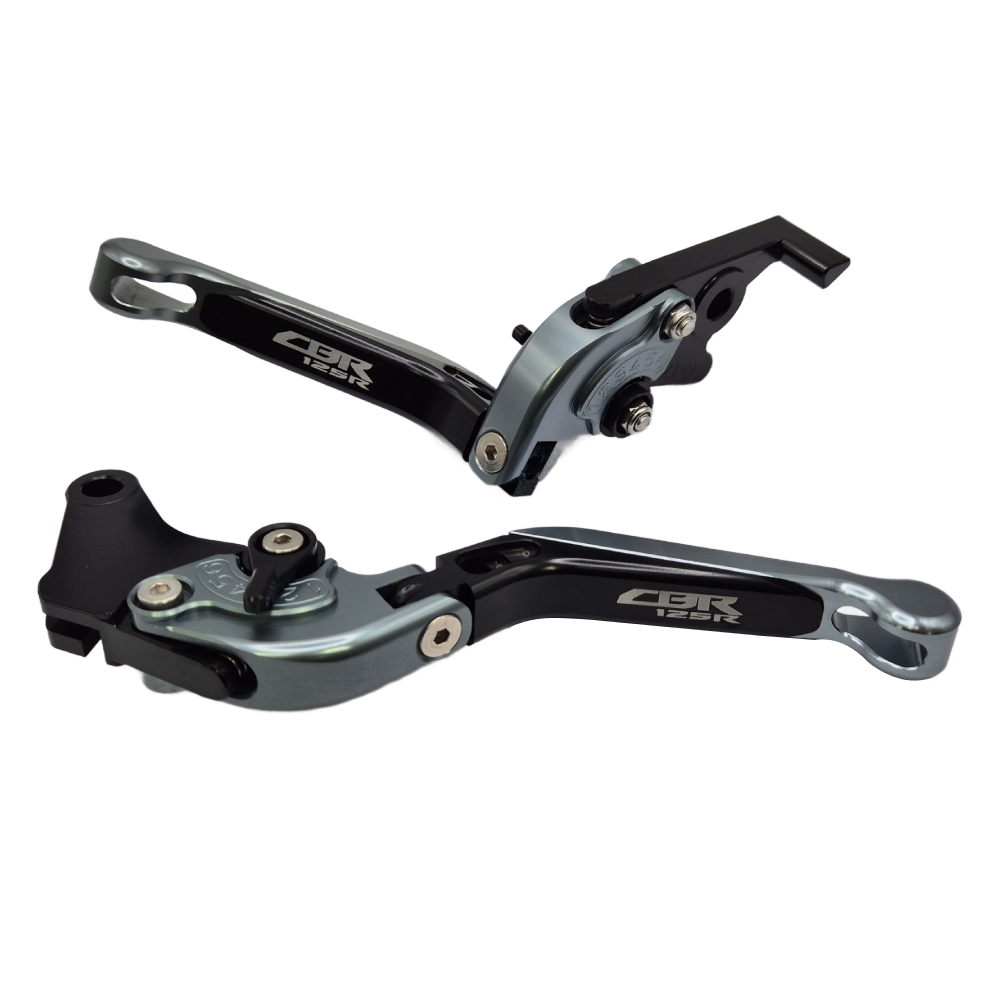Honda CBR 125 R 2004-2023 | Adjustable Clutch Brake Lever Set Grey / Black