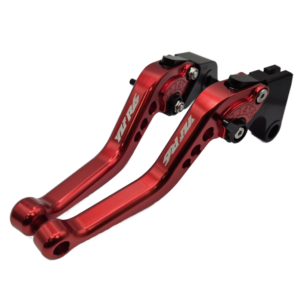 Yamaha YZF-R6 2005-2016 Short Clutch & Brake Lever Set - Red