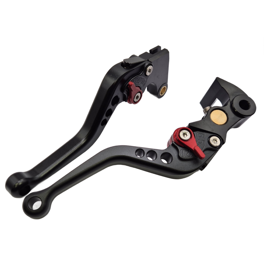 Short Black Clutch & Brake Levers For Yamaha YZF-R1 / R1M / R1S 2015-2024