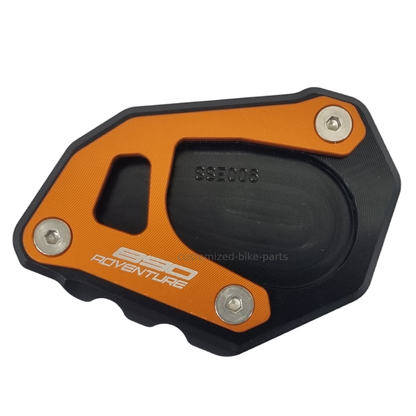 Orange/Black Side Stand Kickstand Shoe Extender  KTM 890 Adventure / R 2020-2025