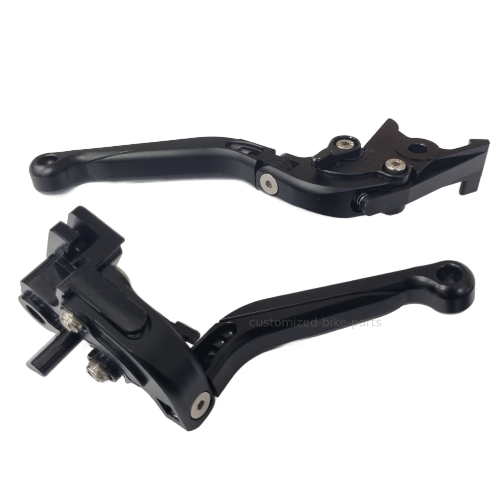 Extendable Black Clutch & Brake Levers For Kawasaki Vulcan S 650 2015-2025