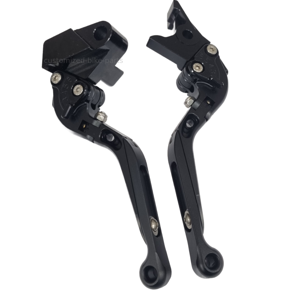 Extendable Black Clutch & Brake Levers For Kawasaki Vulcan S 650 2015-2025