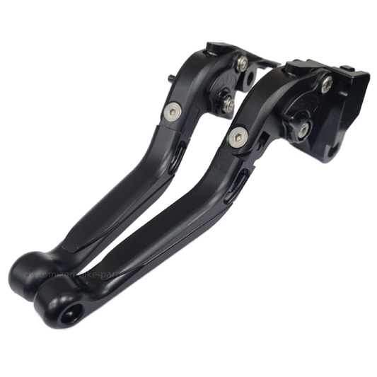 Extendable Black Clutch & Brake Levers For Kawasaki Vulcan S 650 2015-2025