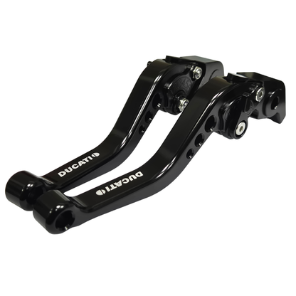 Short Black Clutch & Brake Levers - Ducati Panigale / Steetfighter V2 2020-2024