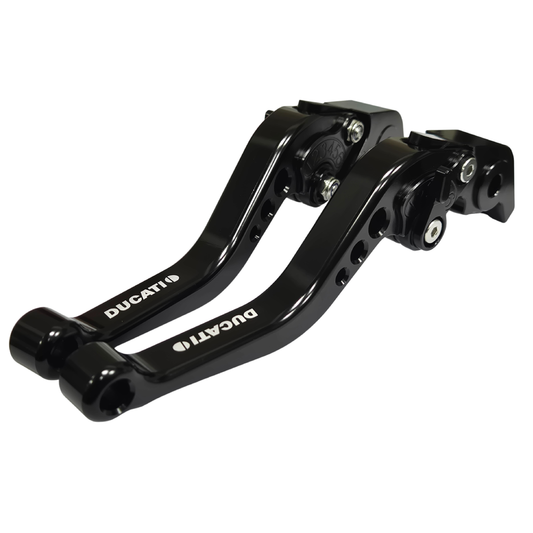 Short Black Clutch & Brake Levers - Ducati Panigale / Steetfighter V2 2020-2024