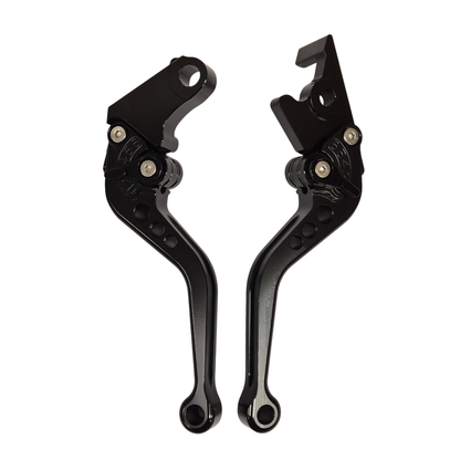 Honda CBR 500 R 2013-2021 Adjustable Short Clutch Brake Lever Set - Black