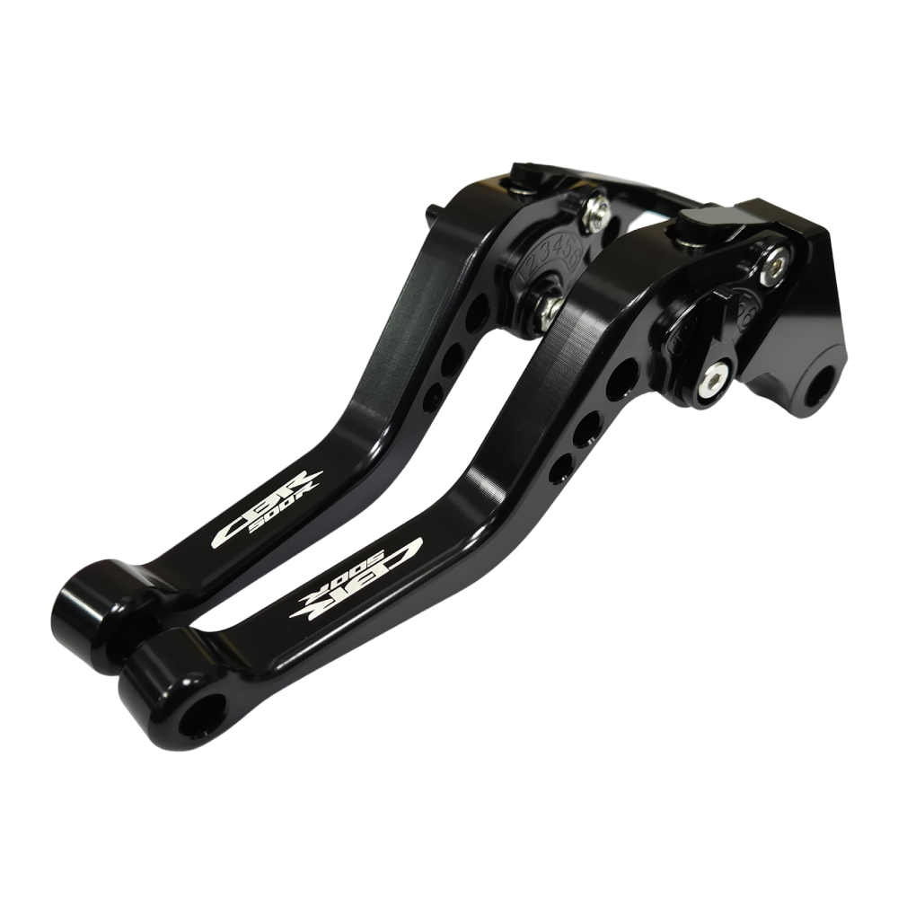 Honda CBR 500 R 2013-2021 Adjustable Short Clutch Brake Lever Set - Black