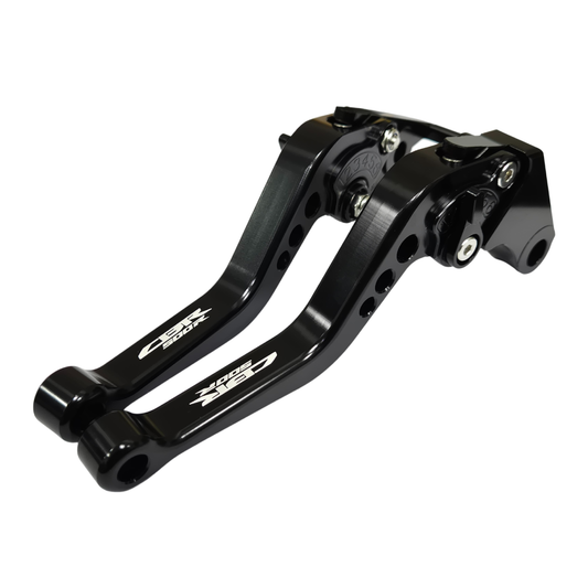 Honda CBR 500 R 2013-2021 Adjustable Short Clutch Brake Lever Set - Black