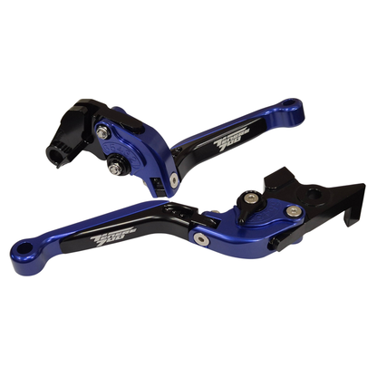 Blue/Black Adjustable Clutch Brake Lever Set - Yamaha Tenere 700 /XTZ 2019-2026