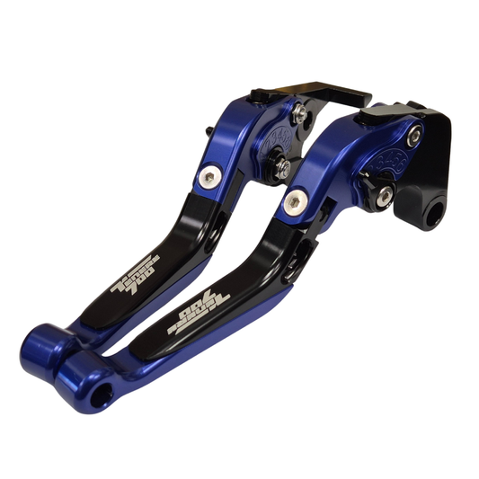Blue/Black Adjustable Clutch Brake Lever Set - Yamaha Tenere 700 /XTZ 2019-2026