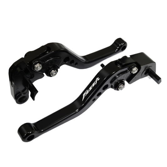 Short Black Clutch & Brake Lever Set - Yamaha Fazer FZ8 FZ6 FZ1 FZ6R