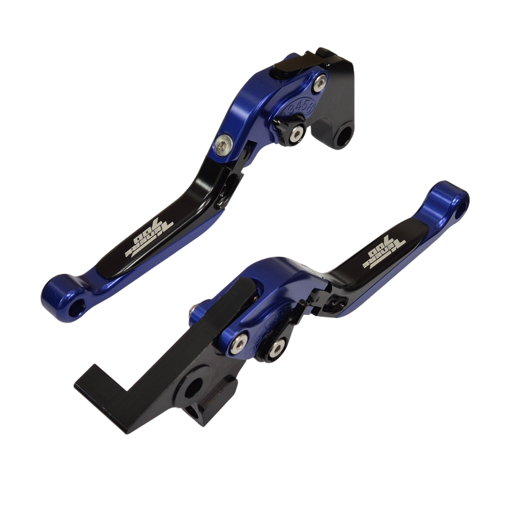 Blue/Black Adjustable Clutch Brake Lever Set - Yamaha Tenere 700 /XTZ 2019-2026