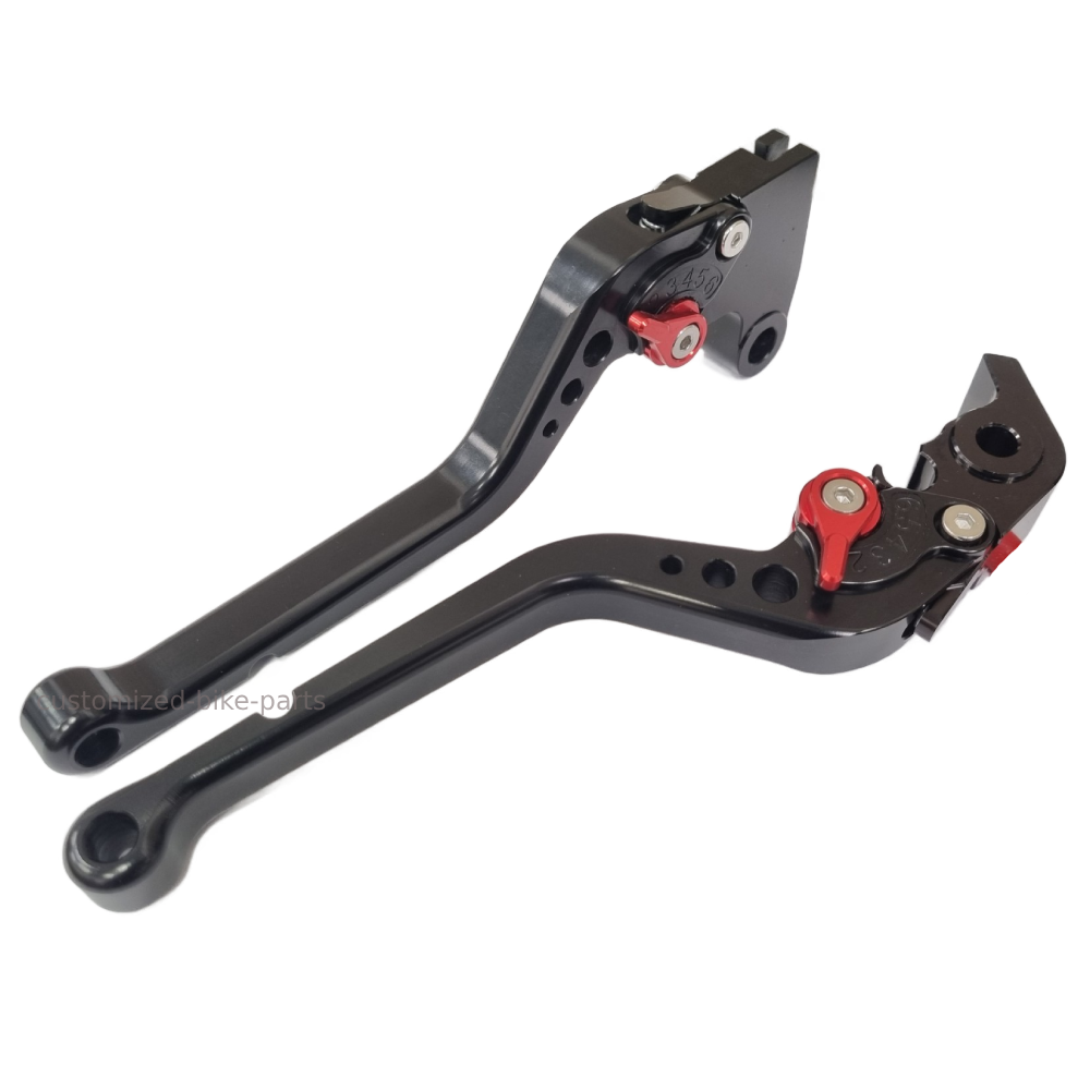 Long Black Clutch & Brake Levers - Triumph 765 Street Triple R 2017-2018