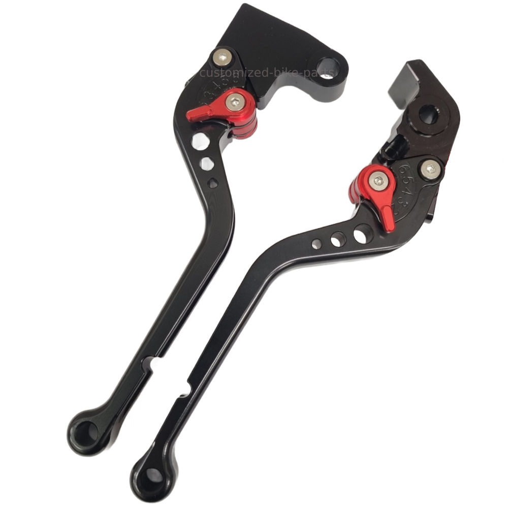 Long Black Clutch & Brake Levers - Triumph 765 Street Triple R 2017-2018