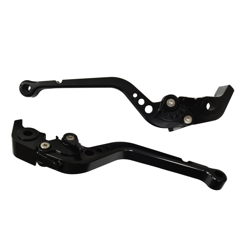 Long Black Clutch & Brake Levers - Ducati Multistrada 1200 / 1260 / S / GT