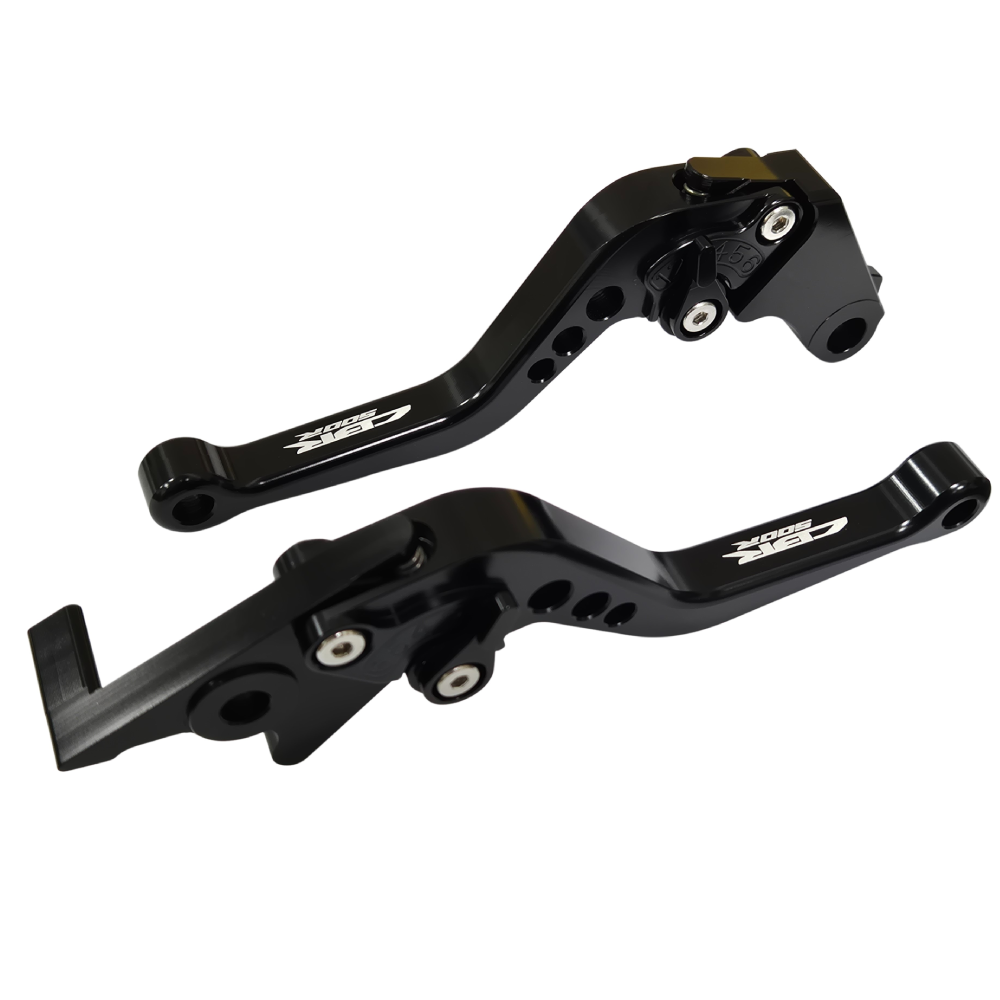 Honda CBR 500 R 2013-2021 Adjustable Short Clutch Brake Lever Set - Black