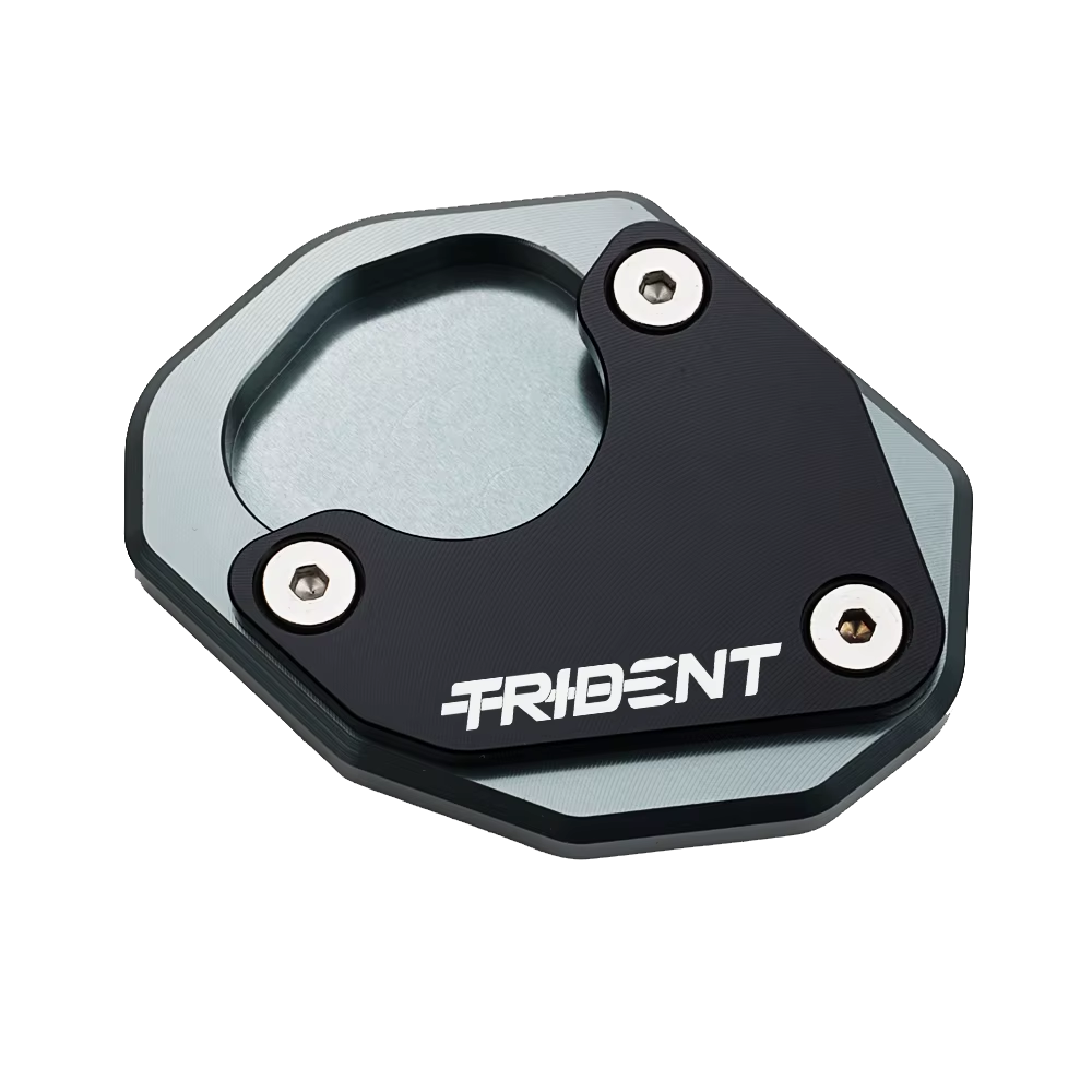 Grey Side Stand Kickstand Shoe Extender - Triumph Trident 660 2021-2024