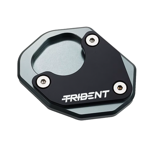 Grey Side Stand Kickstand Shoe Extender - Triumph Trident 660 2021-2024