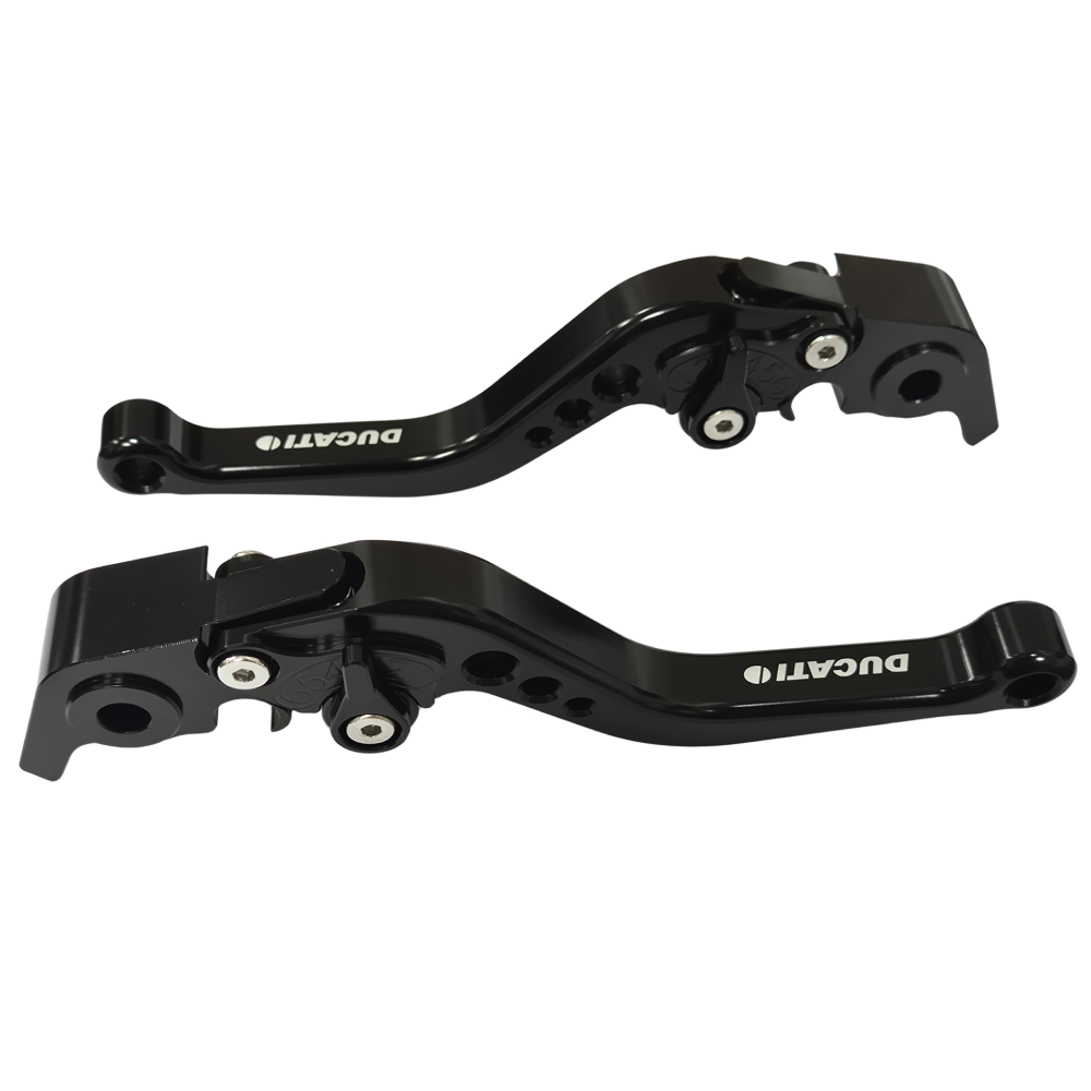 Short Black Clutch & Brake Levers - Ducati Panigale / Steetfighter V2 2020-2024