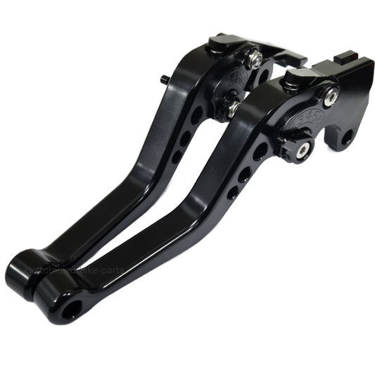 CNC Short Black Black Clutch & Brake Levers For Suzuki DL650 V-Strom 2011-2023