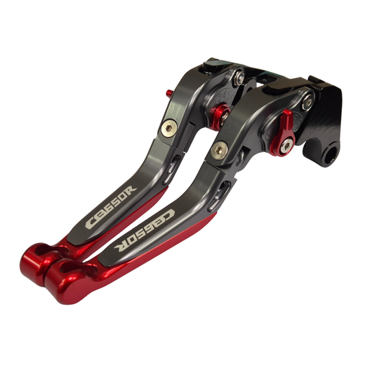 Honda CB650R Neo 2018-2025 | Adjustable Clutch Brake Lever Set Red/Grey