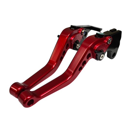Short Red Clutch & Brake Levers For Lexmoto LXR 380 [TR380-GP1]